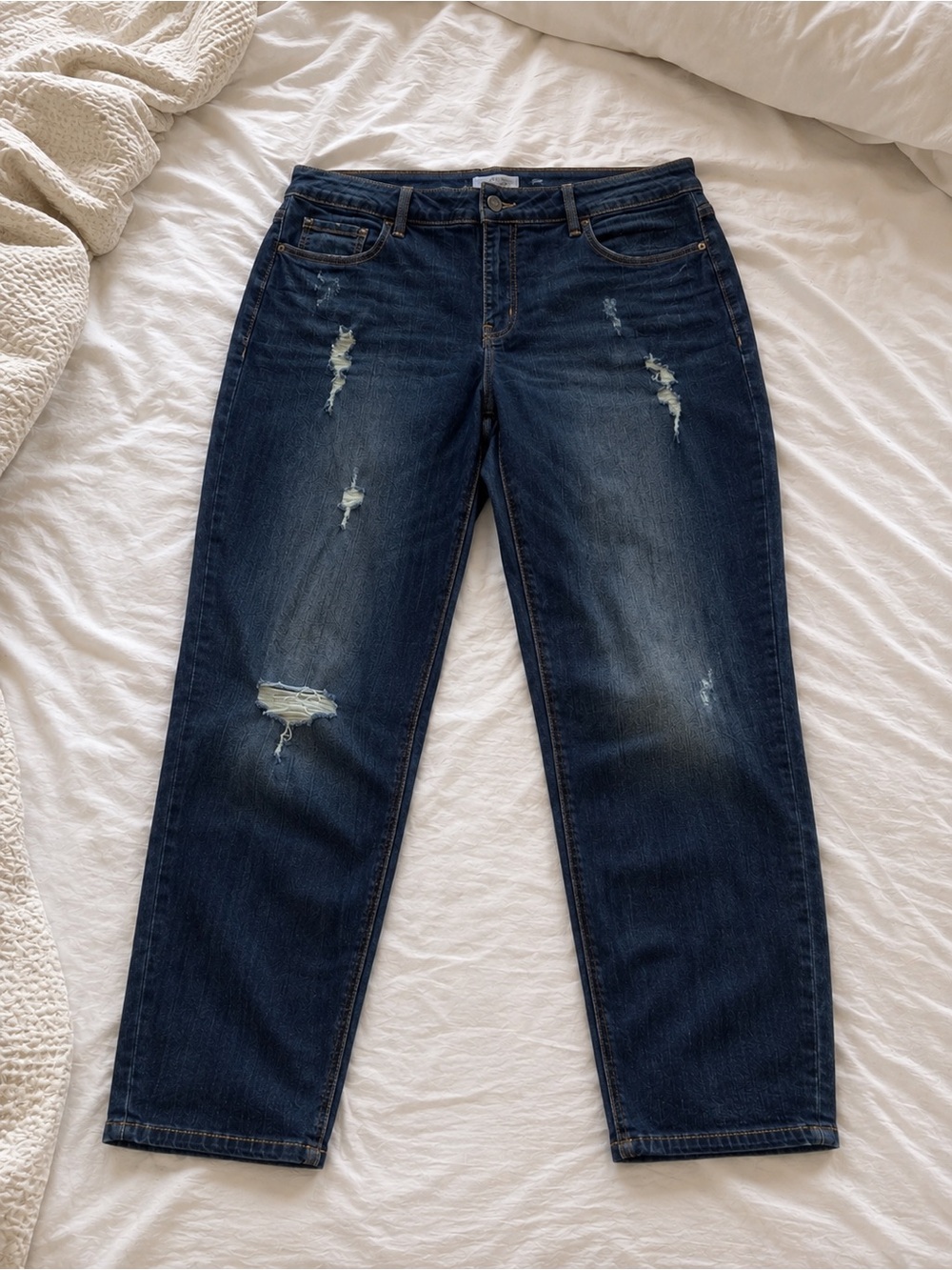 Studio Blue Aranza Mid-Rise Dark Blue Skinny Jeans
